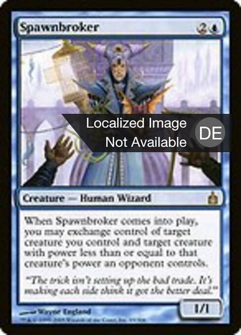 Bruthändler (Spawnbroker) - Ravnica: City of Guilds (#65) - Illustrated by Wayne England - Magic: The Gathering Card