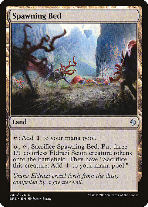 Spawning Bed - Battle for Zendikar Magic card