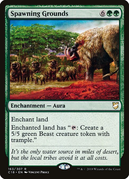 Spawning Grounds - Commander 2018 Magic card