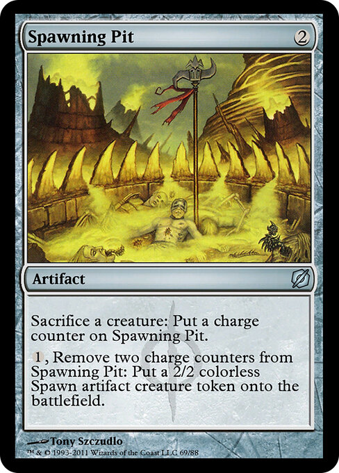 Spawning Pit - Duel Decks: Mirrodin Pure vs. New Phyrexia Magic card