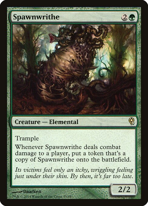 Spawnwrithe - Duel Decks: Jace vs. Vraska (#55) - Illustrated by Daarken - Magic: The Gathering Card