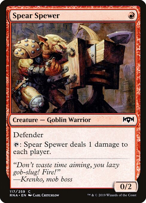 Spear Spewer - Ravnica Allegiance Magic card
