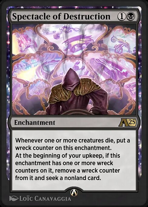 Spectacle of Destruction - Alchemy: Aetherdrift (#8) - Illustrated by Loïc Canavaggia - Magic: The Gathering Card