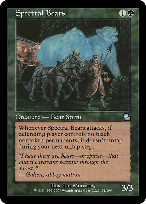 Spectral Bears - Masters Edition Magic card