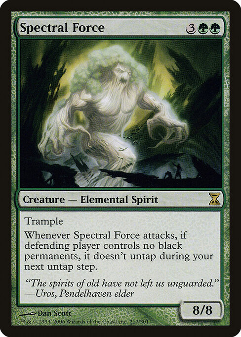 Spectral Force - Time Spiral Magic card