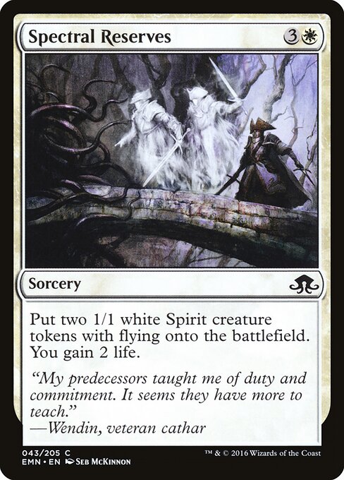Spectral Reserves - Eldritch Moon Magic card