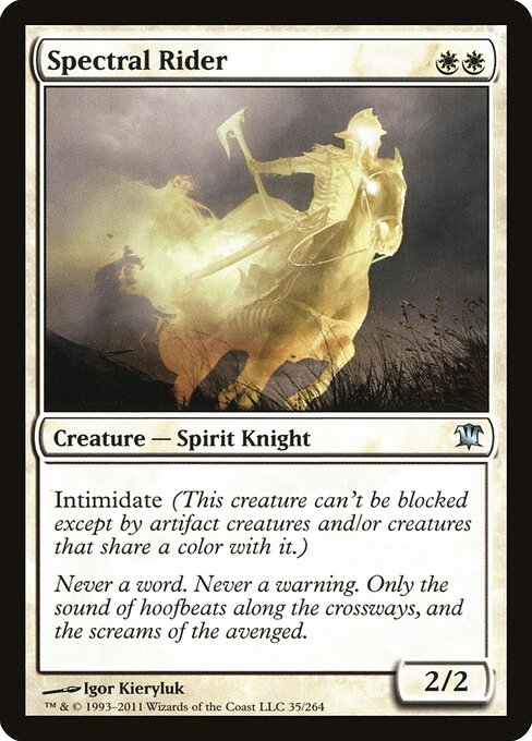 Spectral Rider - Innistrad Magic card