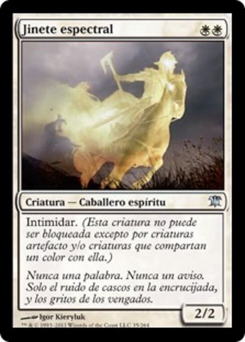 Призрачный Наездник (Spectral Rider) - Innistrad (#35) - Illustrated by Igor Kieryluk - Magic: The Gathering Card