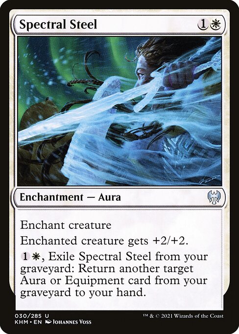 Spectral Steel - Kaldheim Magic card