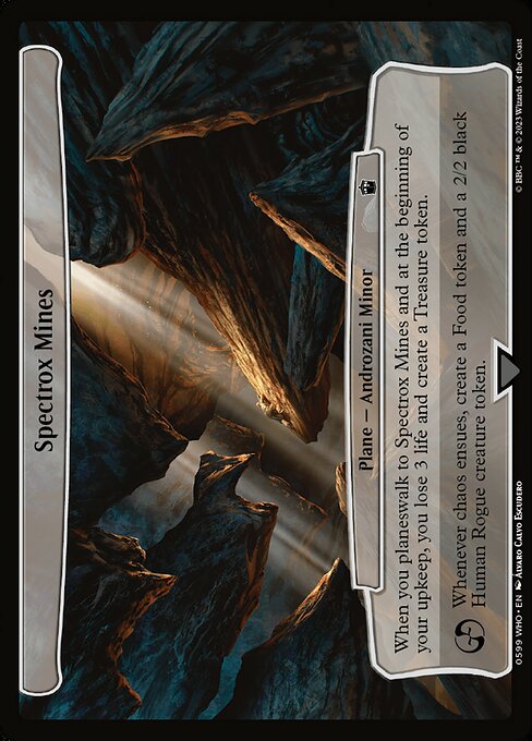 Spectrox-Minen (Spectrox Mines) - Doctor Who (#599) - Illustrated by Álvaro Calvo Escudero - Magic: The Gathering Card