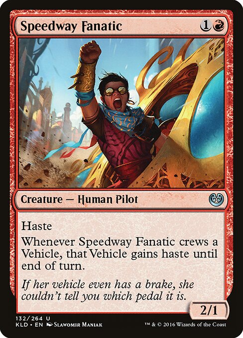 Speedway Fanatic - Kaladesh Magic card