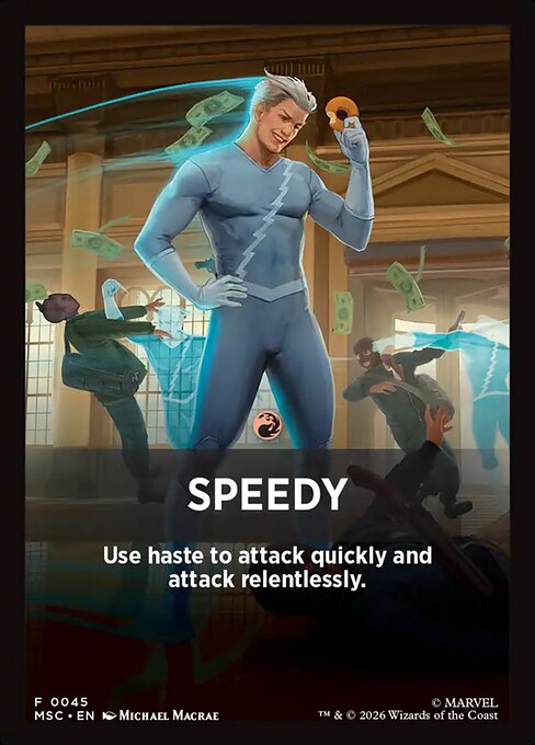 Speedy - Jumpstart 2022 Front Cards (#34) - Illustrated by Kev Walker - Magic: The Gathering Card
