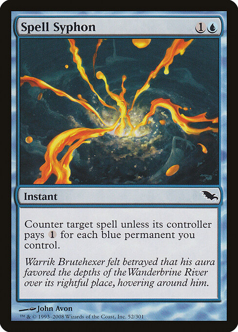 Spell Syphon - Shadowmoor Magic card