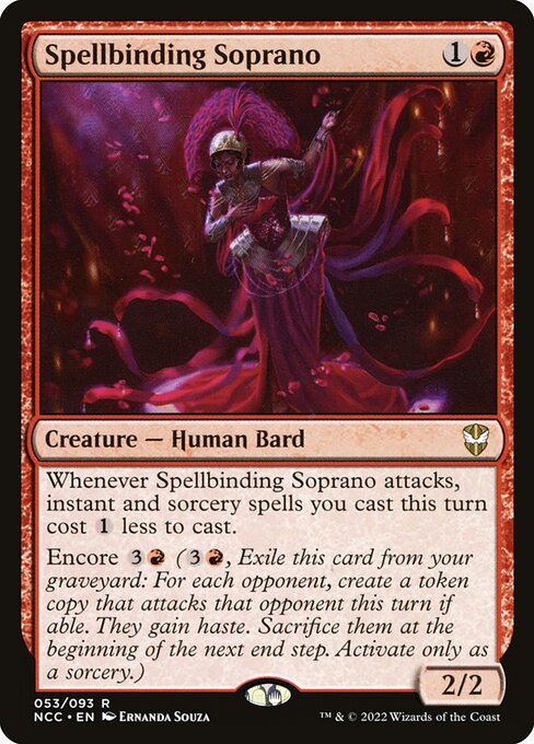 Spellbinding Soprano - New Capenna Commander Magic card
