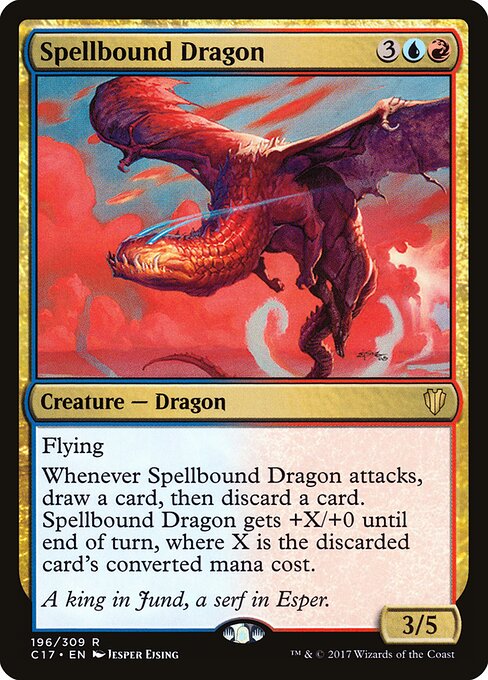 Spellbound Dragon - Commander 2017 Magic card