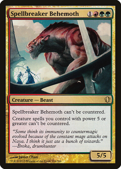 Spellbreaker Behemoth - Commander 2013 Magic card
