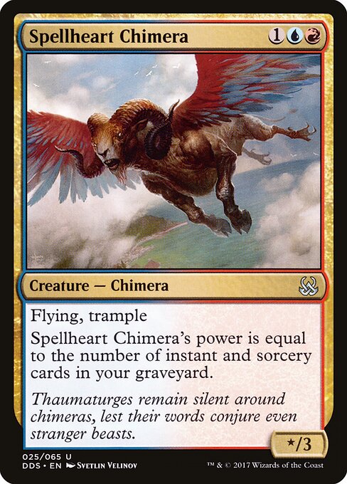 Spellheart Chimera - Duel Decks: Mind vs. Might Magic card