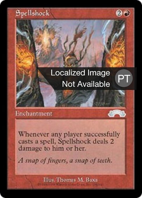 Spellshock - The List (#EXO-104) - Illustrated by Thomas M. Baxa - Magic: The Gathering Card