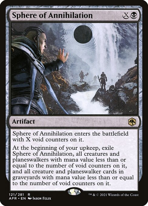 Sphere of Annihilation - Adventures in the Forgotten Realms Magic card