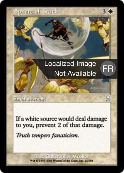 Esfera de la verdad (Sphere of Truth) - Odyssey (#52) - Illustrated by Christopher Moeller - Magic: The Gathering Card