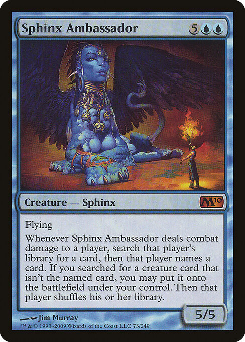 Sphinx Ambassador - Magic 2010 Magic card