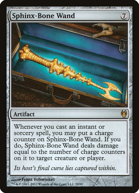 Sphinx-Bone Wand - Duel Decks: Izzet vs. Golgari Magic card