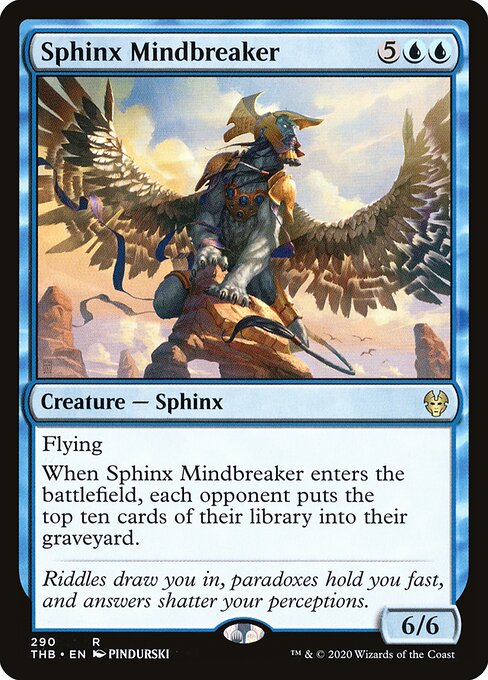 Sphinx Mindbreaker - Theros Beyond Death Magic card