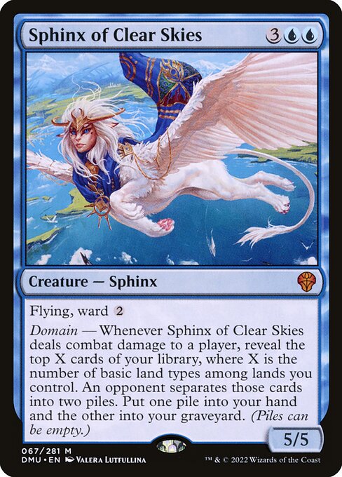 Sphinx of Clear Skies - Dominaria United Magic card