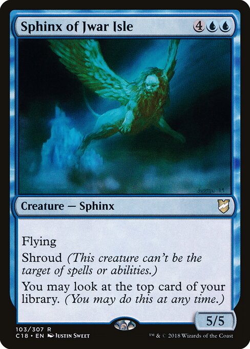 Sphinx of Jwar Isle - Commander 2018 Magic card