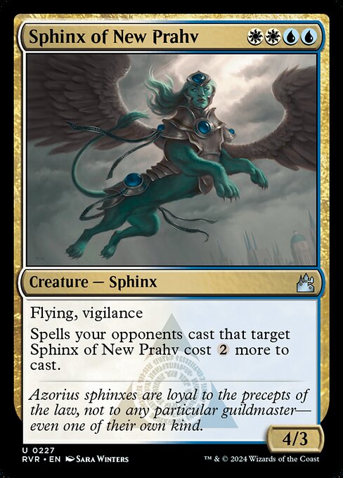Sphinx of New Prahv - Ravnica Remastered Magic card