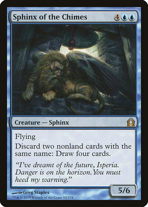 Sphinx of the Chimes - Return to Ravnica Magic card
