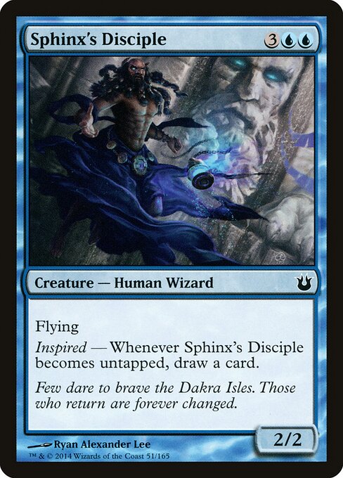 Sphinx's Disciple - Born of the Gods Magic card