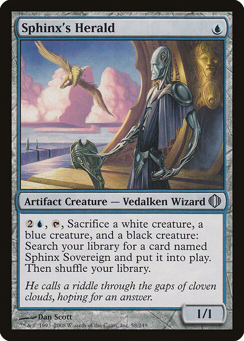 Sphinx's Herald - Shards of Alara Magic card