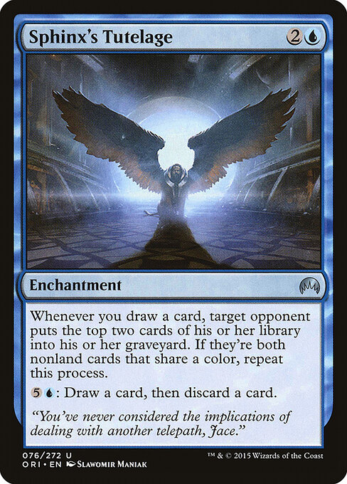 Sphinx's Tutelage - Magic Origins Magic card