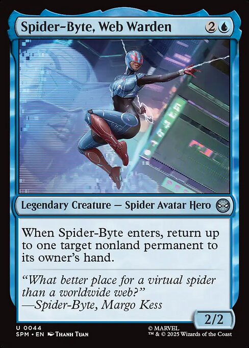 Spider-Byte, Web Warden - Marvel's Spider-Man Magic card