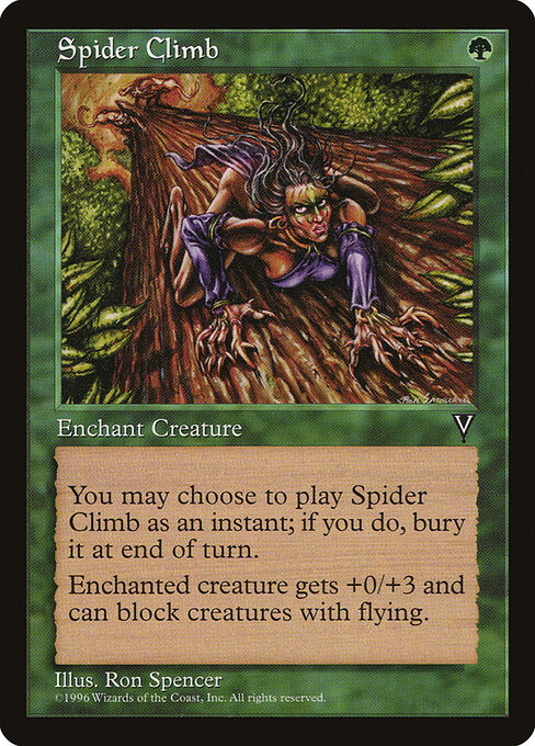 Spider Climb - Visions Magic card
