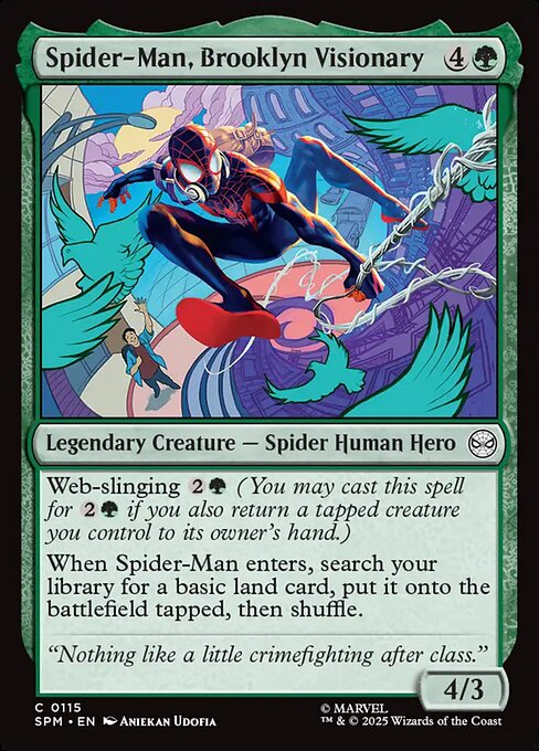 Spider-Man, Brooklyn Visionary - Marvel's Spider-Man Magic card