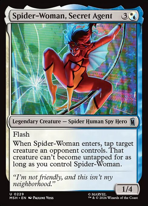 Spider-Woman, Secret Agent - Marvel Super Heroes Magic card