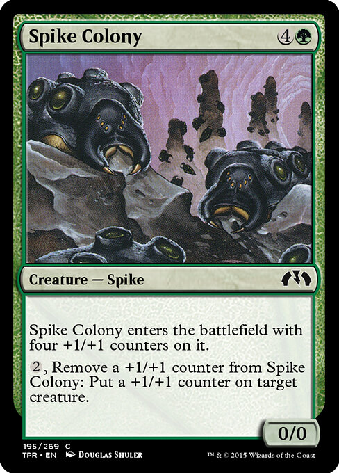 Spike Colony - Tempest Remastered (#195) - Illustrated by Douglas Shuler - Magic: The Gathering Card