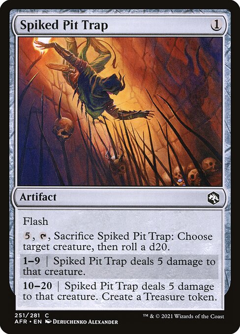Spiked Pit Trap - Adventures in the Forgotten Realms Magic card
