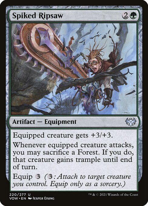 Spiked Ripsaw - Innistrad: Crimson Vow Magic card