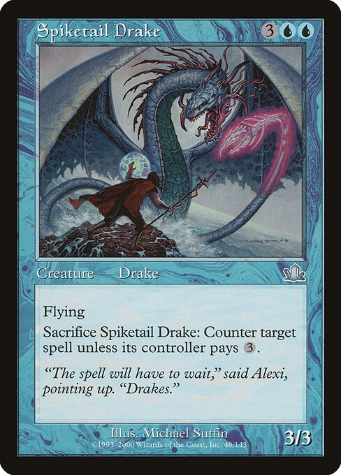 Spiketail Drake - Prophecy Magic card