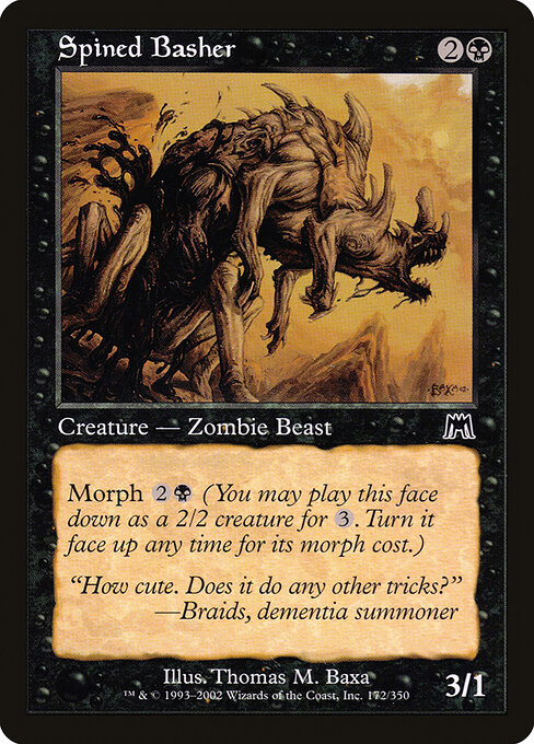 Spined Basher - Onslaught Magic card