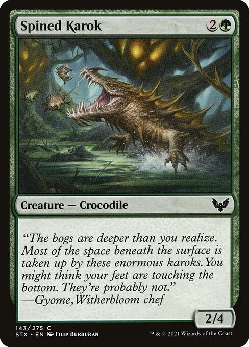 Spined Karok - Strixhaven: School of Mages Magic card