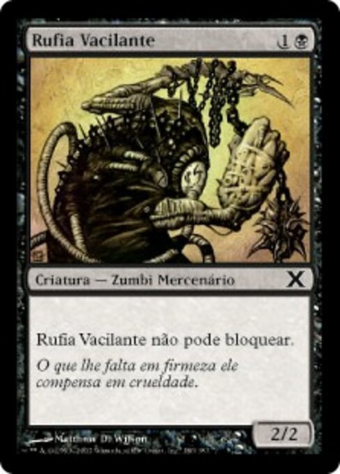 Thug Codardo (Spineless Thug) - Tenth Edition (#180) - Illustrated by Matthew D. Wilson - Magic: The Gathering Card