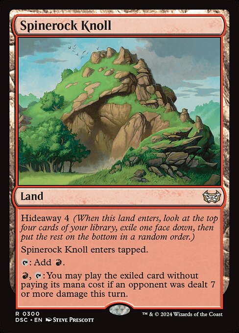 Spinerock Knoll - Duskmourn: House of Horror Commander Magic card