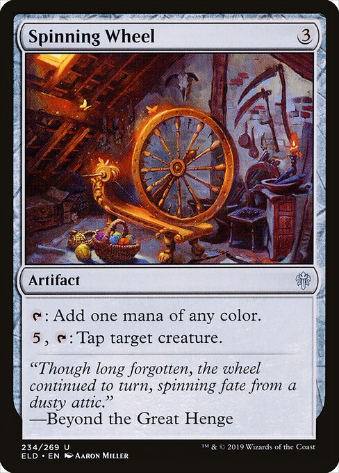 Spinning Wheel - Throne of Eldraine Magic card