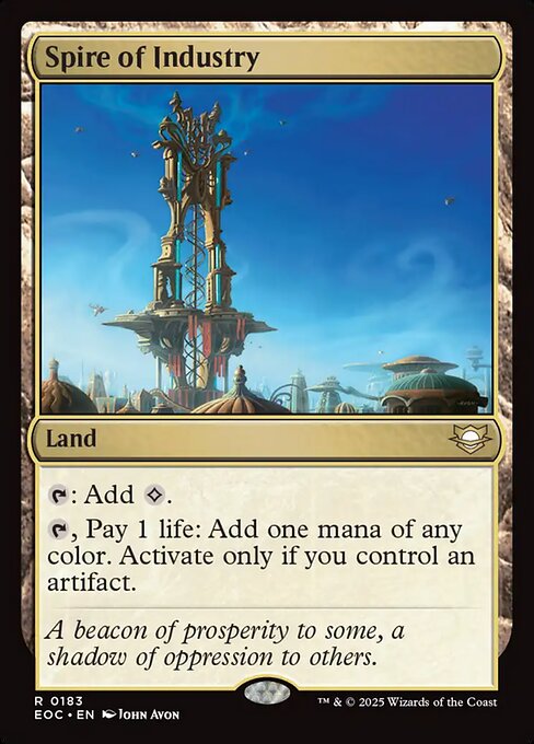 Spire of Industry - Edge of Eternities Commander Magic card