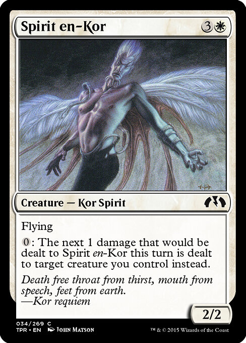 Spirit en-Kor - Tempest Remastered Magic card