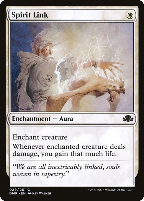 Spirit Link - Dominaria Remastered Magic card